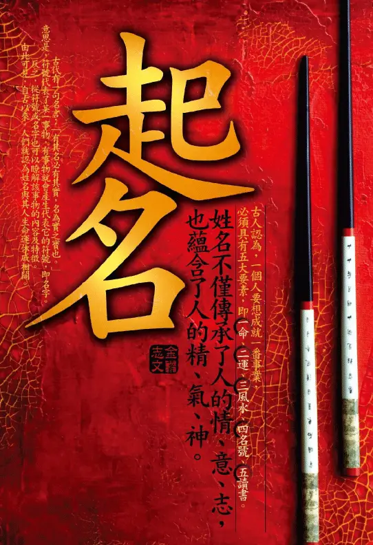 金志文《起名》高清版 姓名测字 第1张-