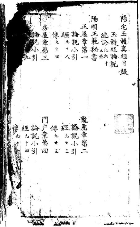风水古籍：阳宅玉髓真经