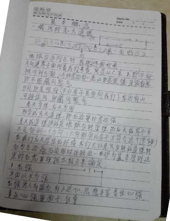 胡一鸣弟子 张家清阴阳自然法风水手抄本 67页