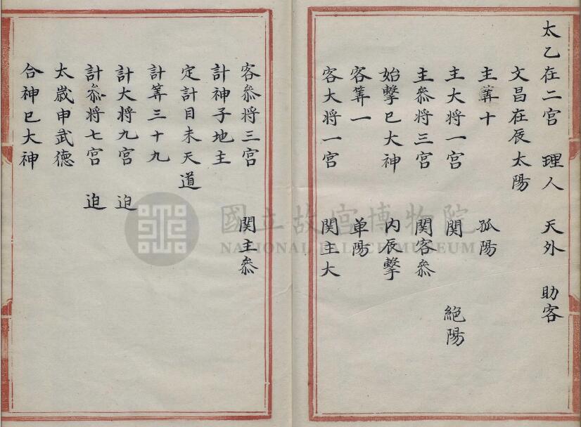 术藏《太乙集成》不分卷.存十六册.明钞彩绘本 国学古籍 第2张-