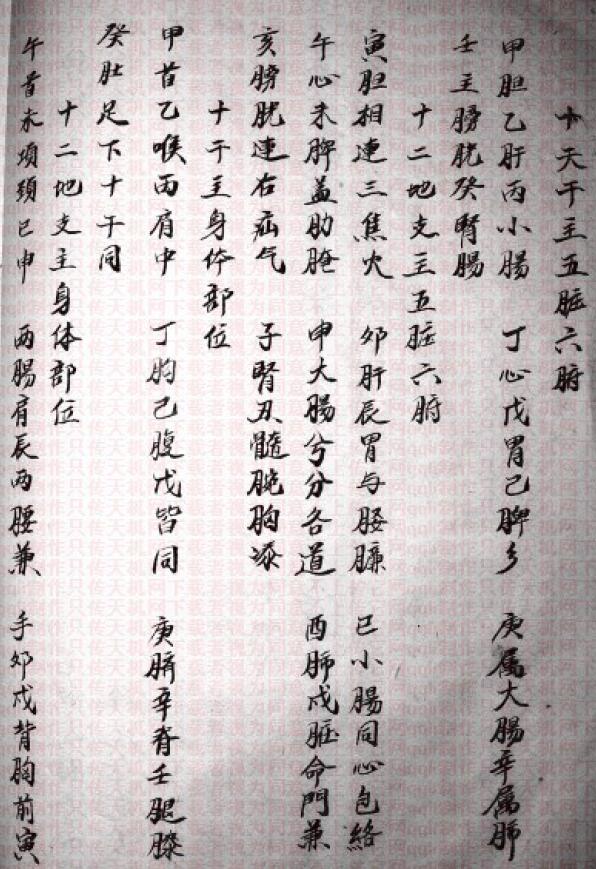 《江公民间手抄择日秘本》手抄本共24页