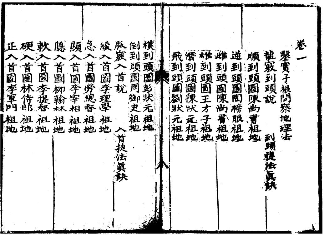 《地理八窍捷法》(上卷即卷一、二) 衡阳益坦撰 国学古籍 第3张-