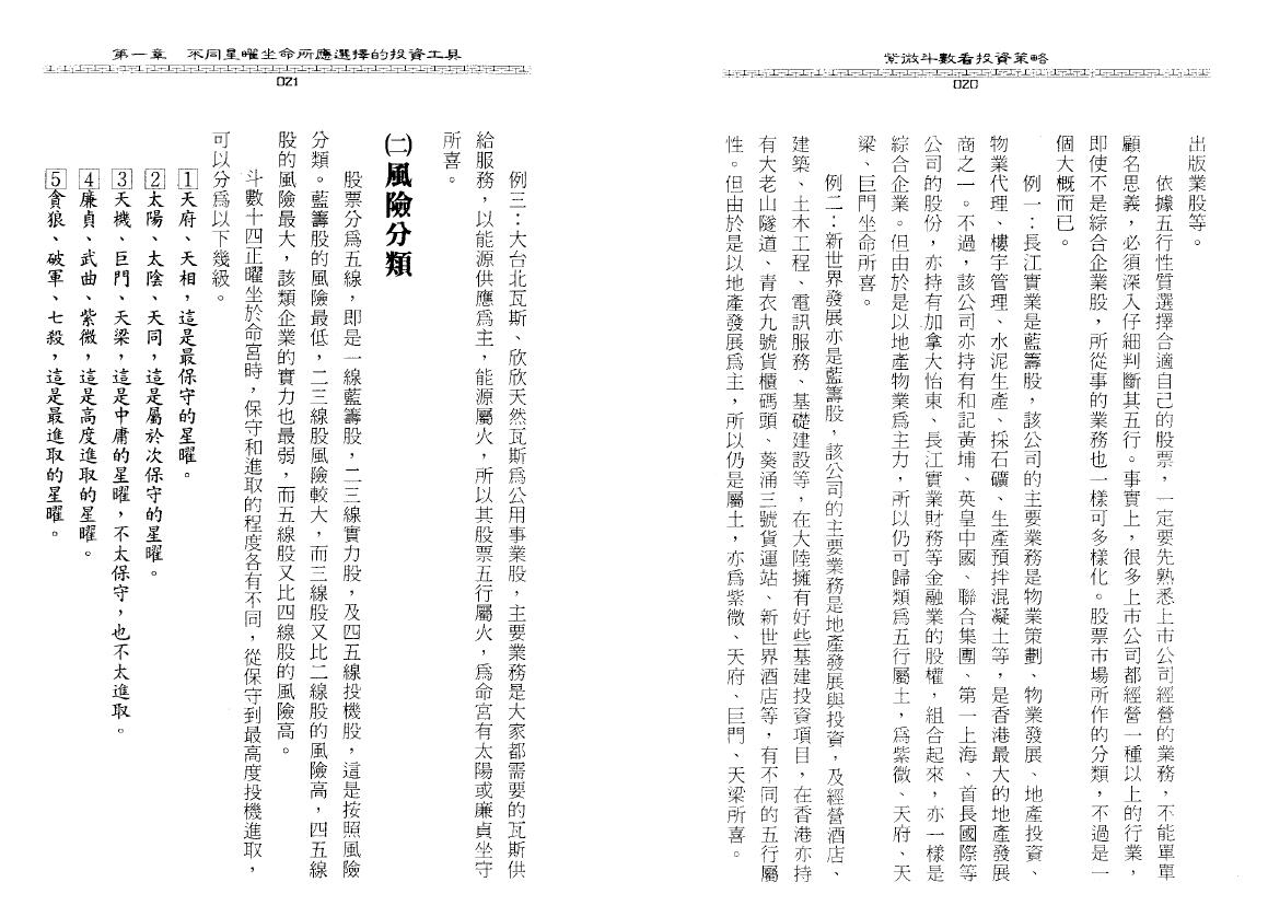 陆在田《紫微斗数看投资策略》 易学 第5张-