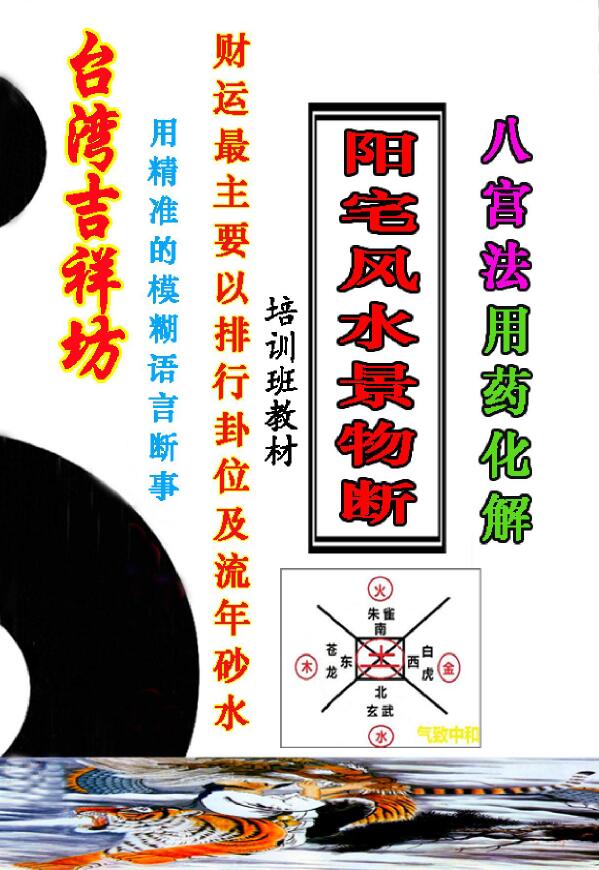 吉祥坊《阳宅风水景物断》八宫法用药化解