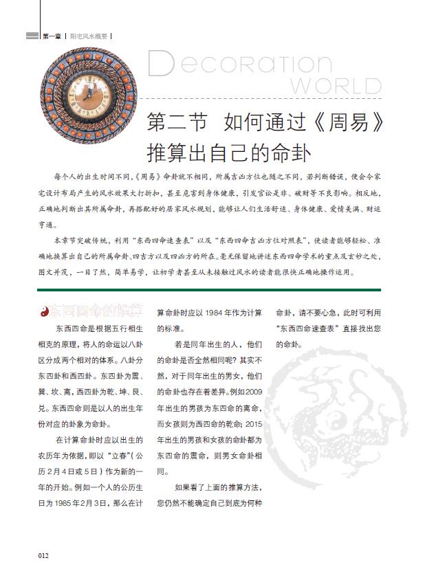 杨登嵙《装潢世界10 阳宅风水宝典》 堪舆阳宅 第6张-