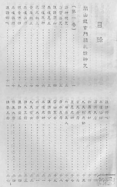 法玄山人《闾山龙玄门开乩请神咒》