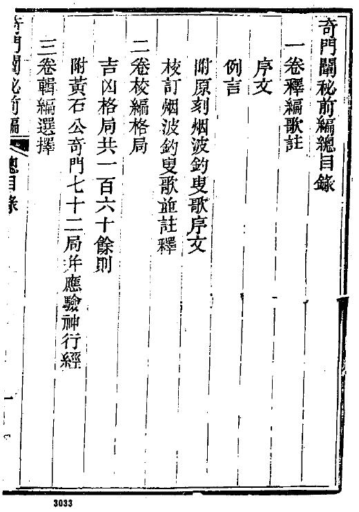 奇门古籍《奇门阐秘前编》六卷（古本）
