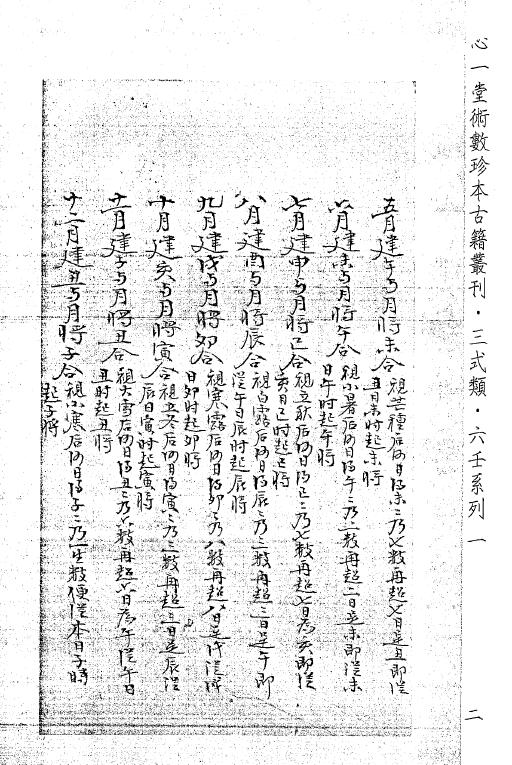 大六壬孤本书籍《壬课总诀》手抄本122页 奇门三式 第6张-