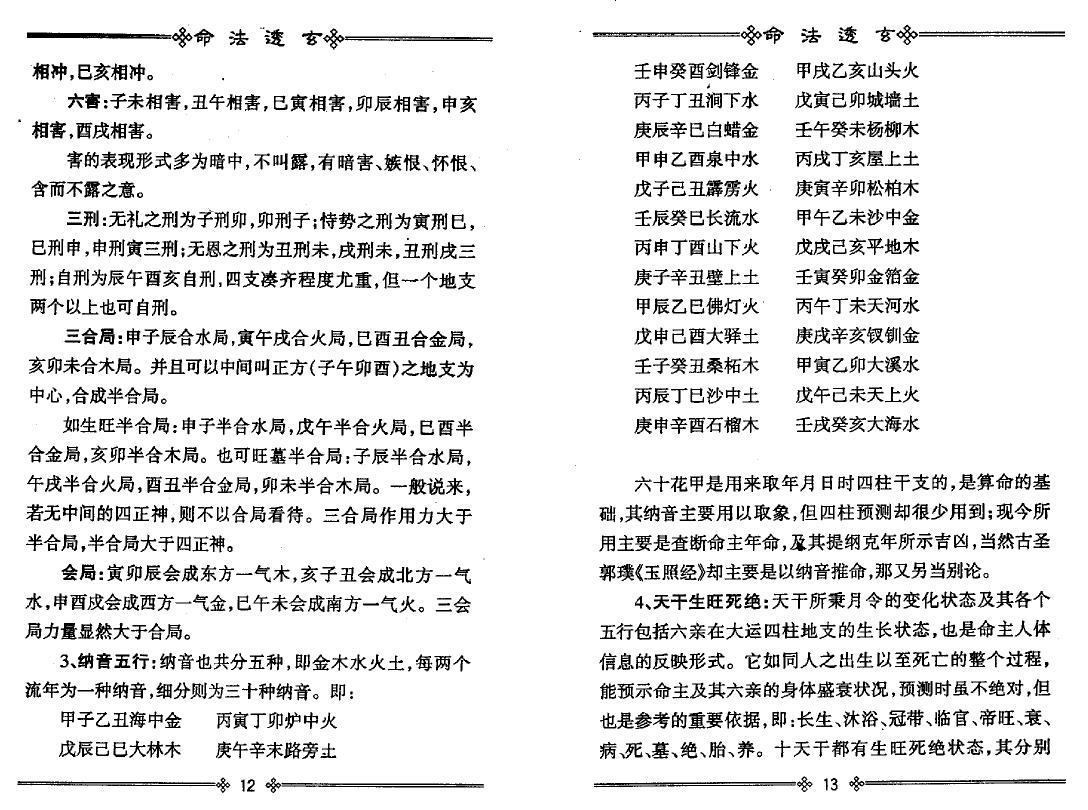 鲁阳居士《命法透玄》 八字命理 第5张-