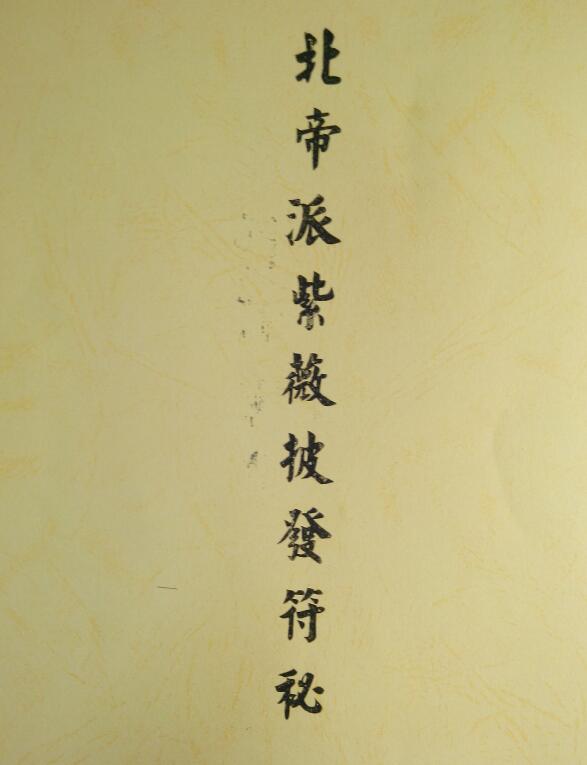 道法符咒《北帝派紫薇披发符秘》15页