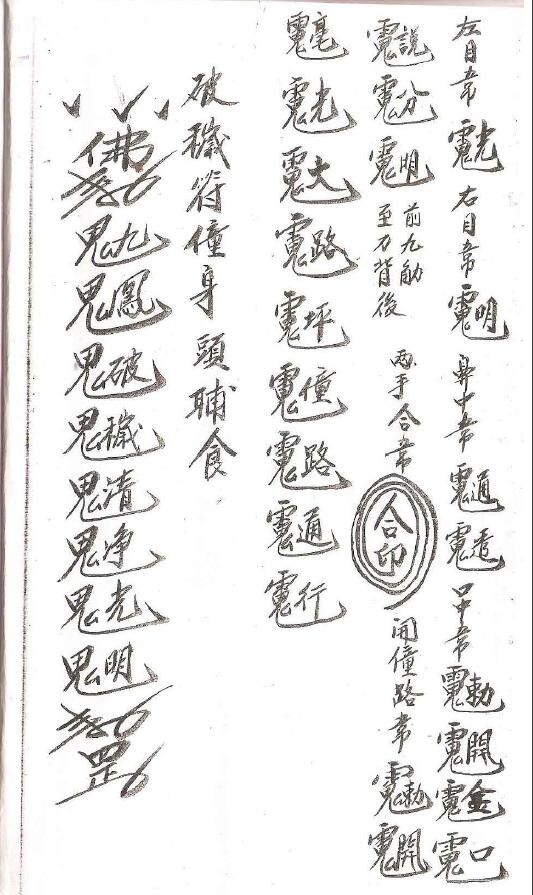 道法符咒《师降童身符》13页
