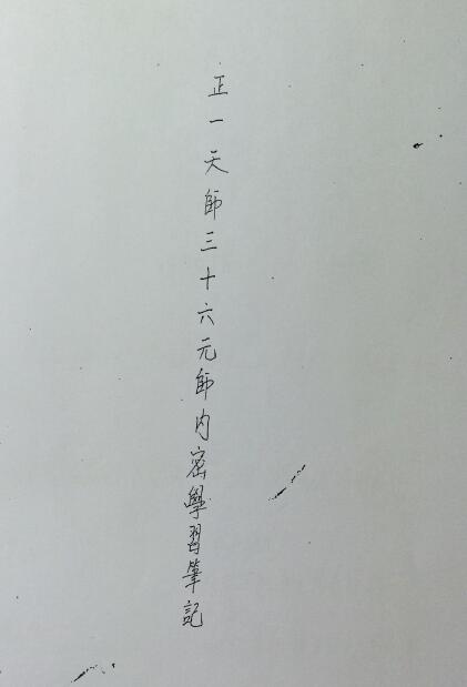 《正一天师三十六元帅内密学习笔记》43页