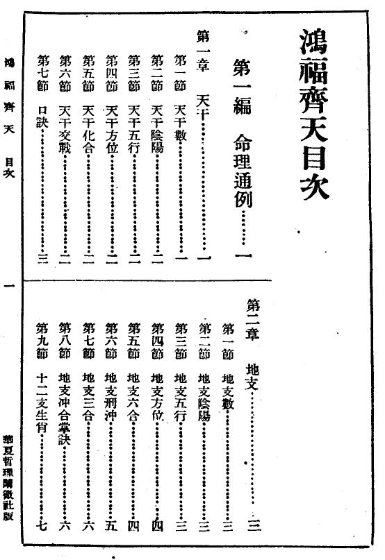 不空居士《算命一读通—鸿福齐天》332页