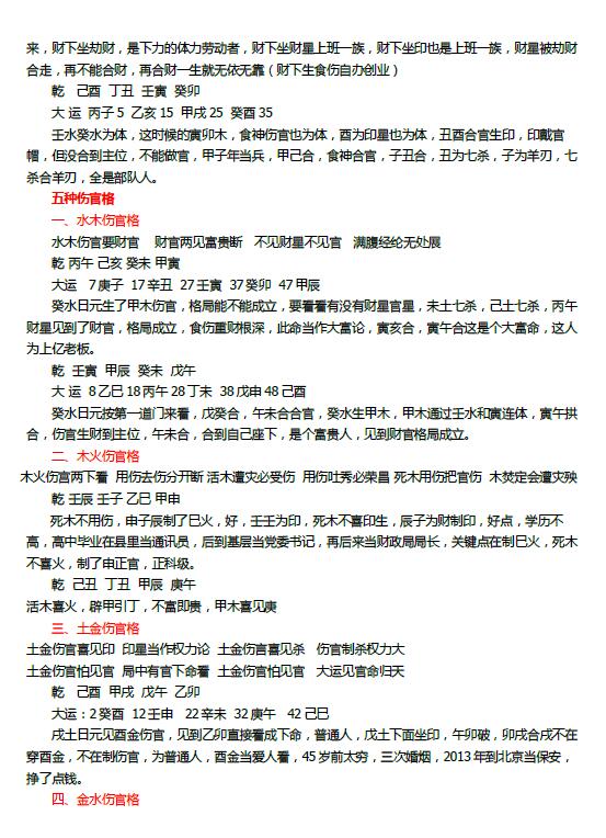金镖门十二道门绝技41页 八字命理 第3张-