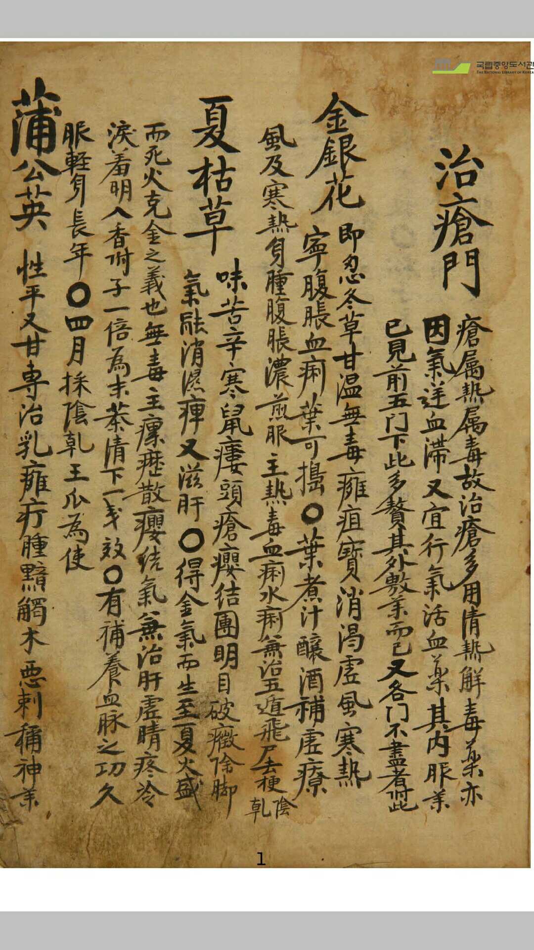 入门本草