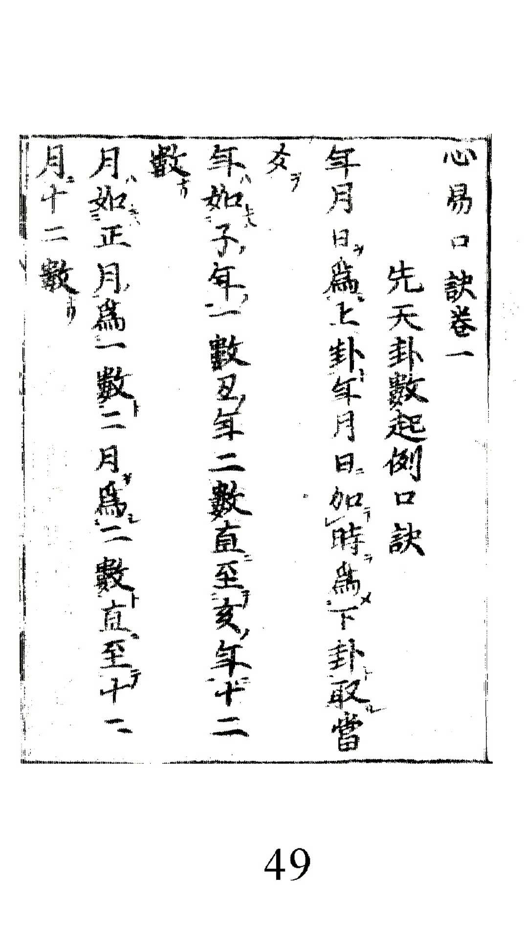 心易口诀指南