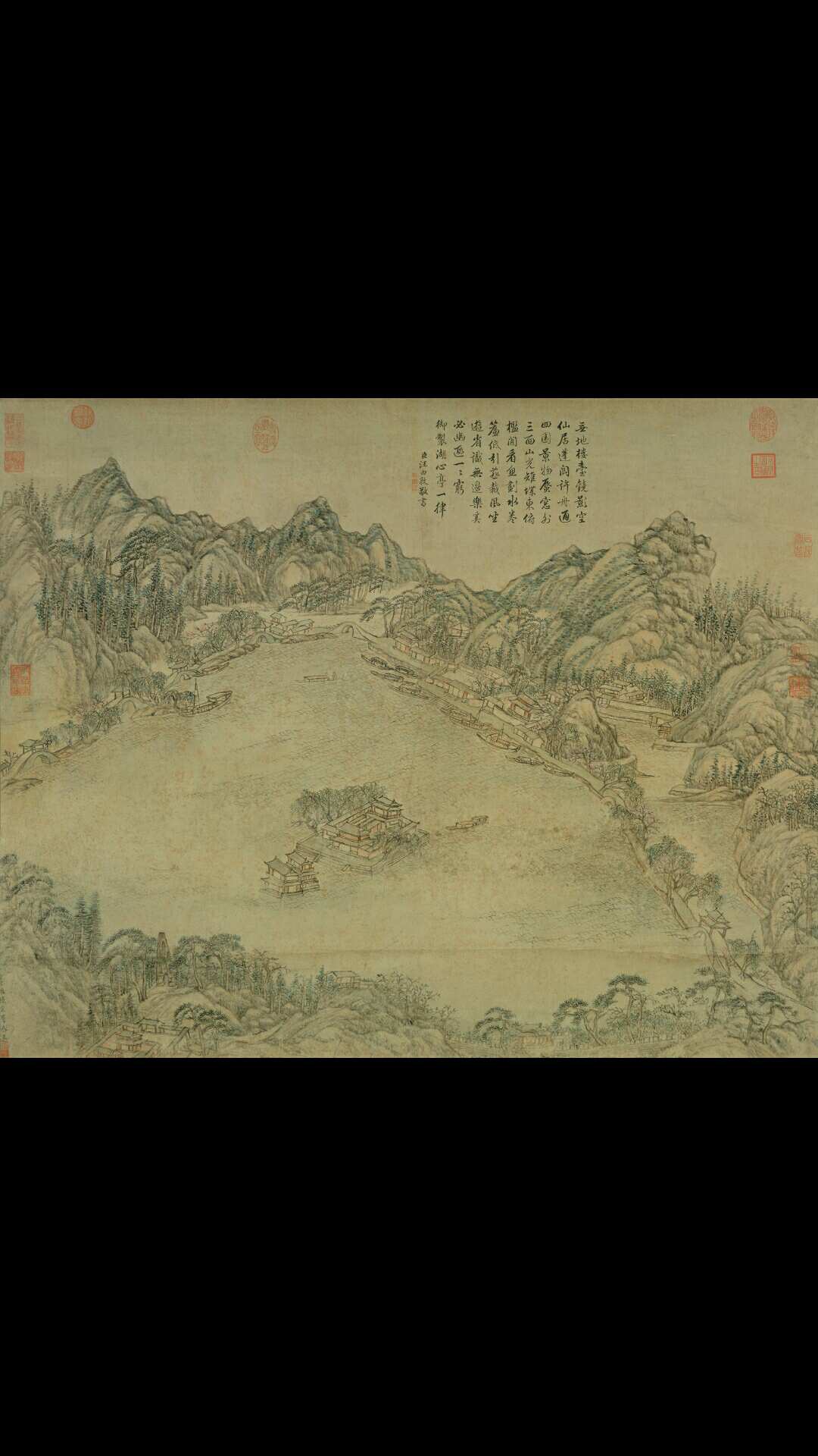 张宗苍西湖图