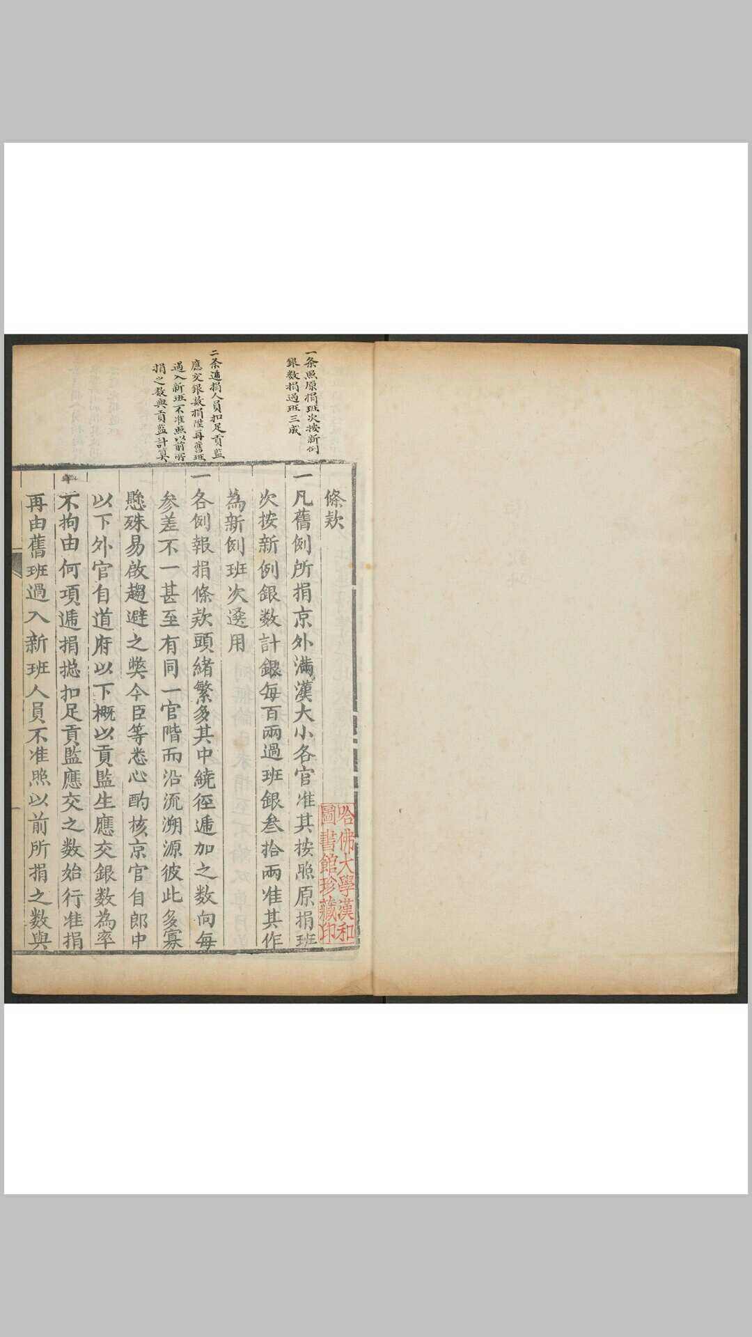 16441912 奏准工赈事例. 清嘉庆6年