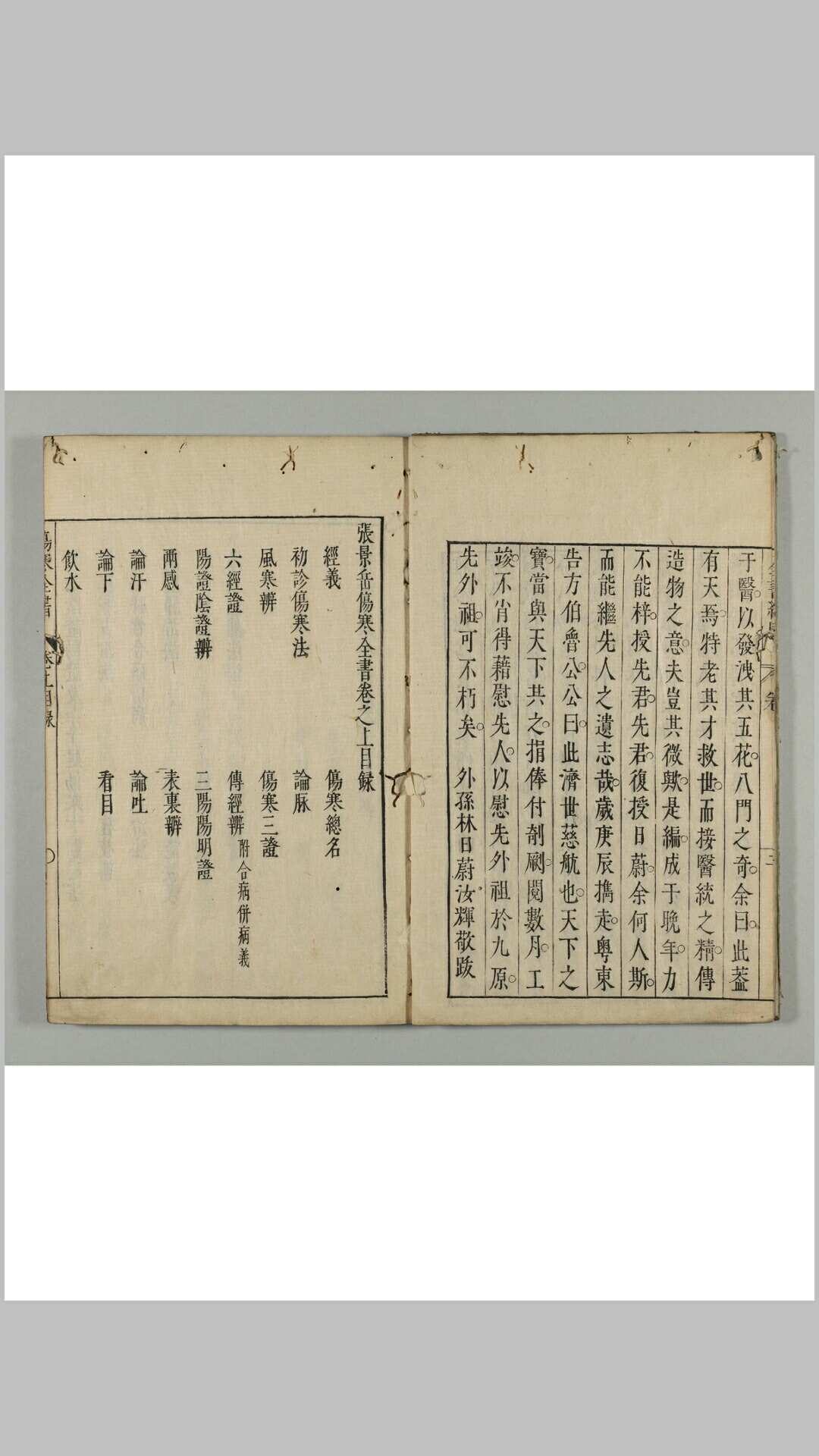 张景岳伤寒全书 3卷