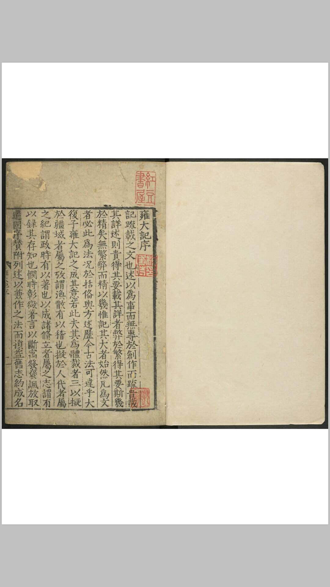 雍大记  三六卷 何景明撰