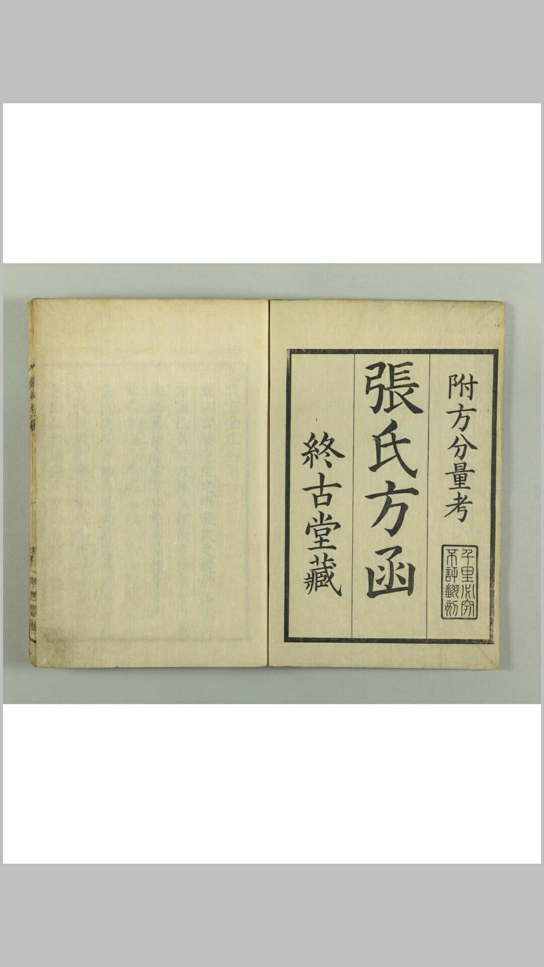 张氏方函