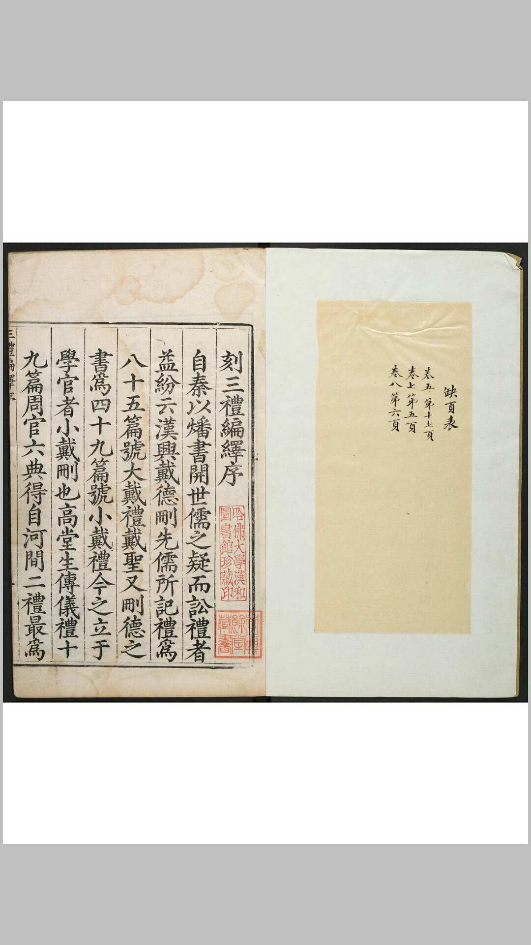 三礼编绎 26卷 邓元锡撰 浙江 史继辰, 饶景曜等, 明万历33年