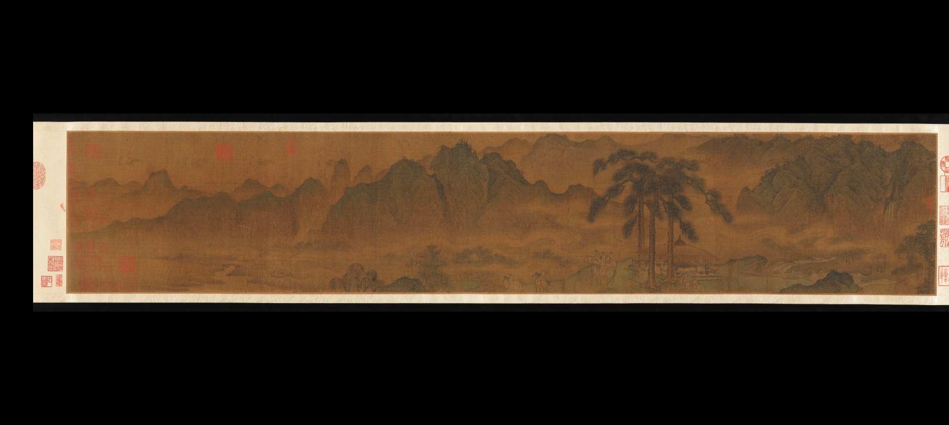 宋 杨邦基 出使北疆图绢本26.7 x142.2大都会