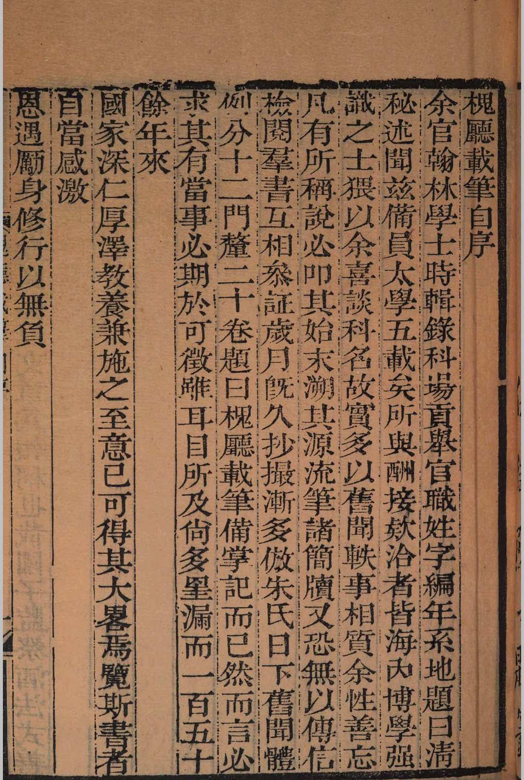 槐厅载笔 20卷