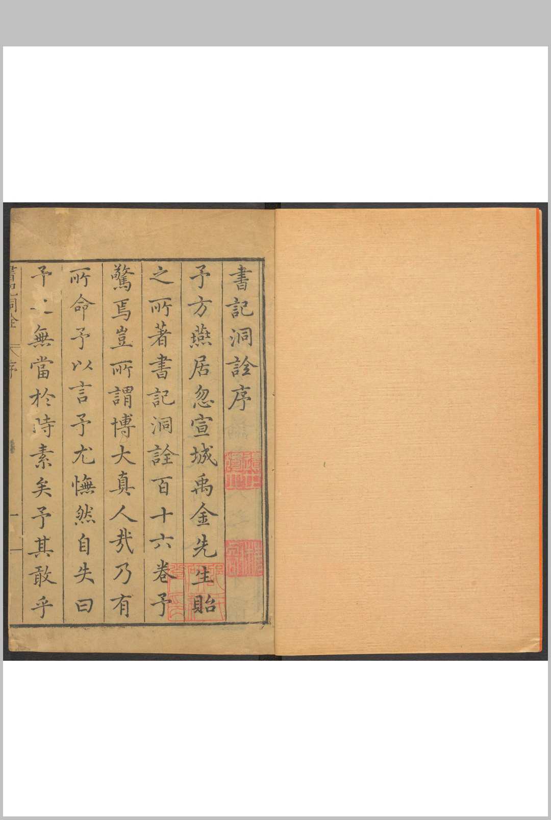 书记洞诠  一百一十六卷, 目录十卷 梅鼎祚纂辑.明万历丁酉己亥 [2527年, 15971599]