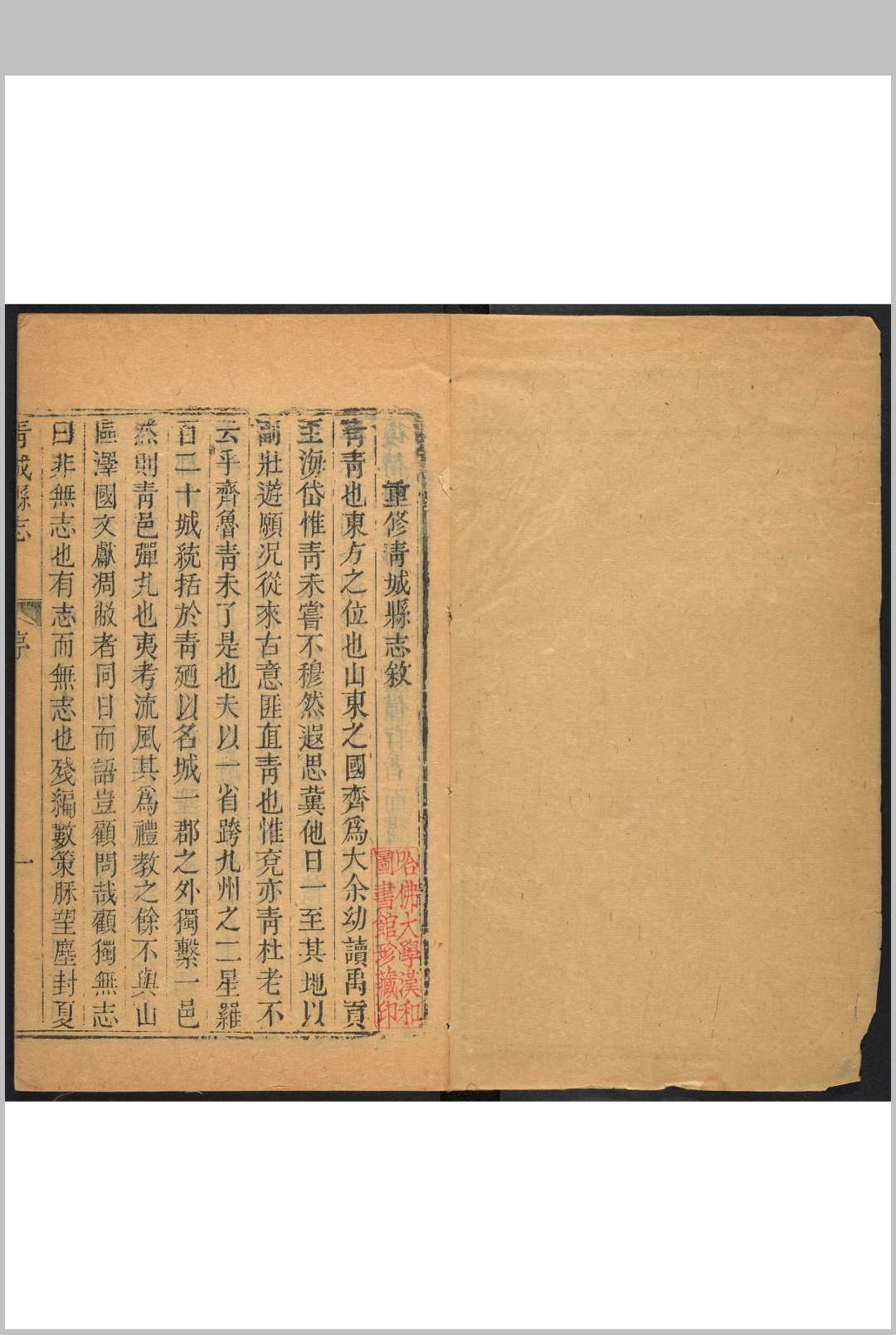 青城县志 周瑊等编