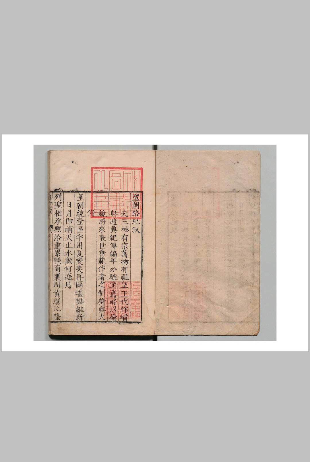 圣朝路纪 ８卷 项篤寿（明）明万历11年