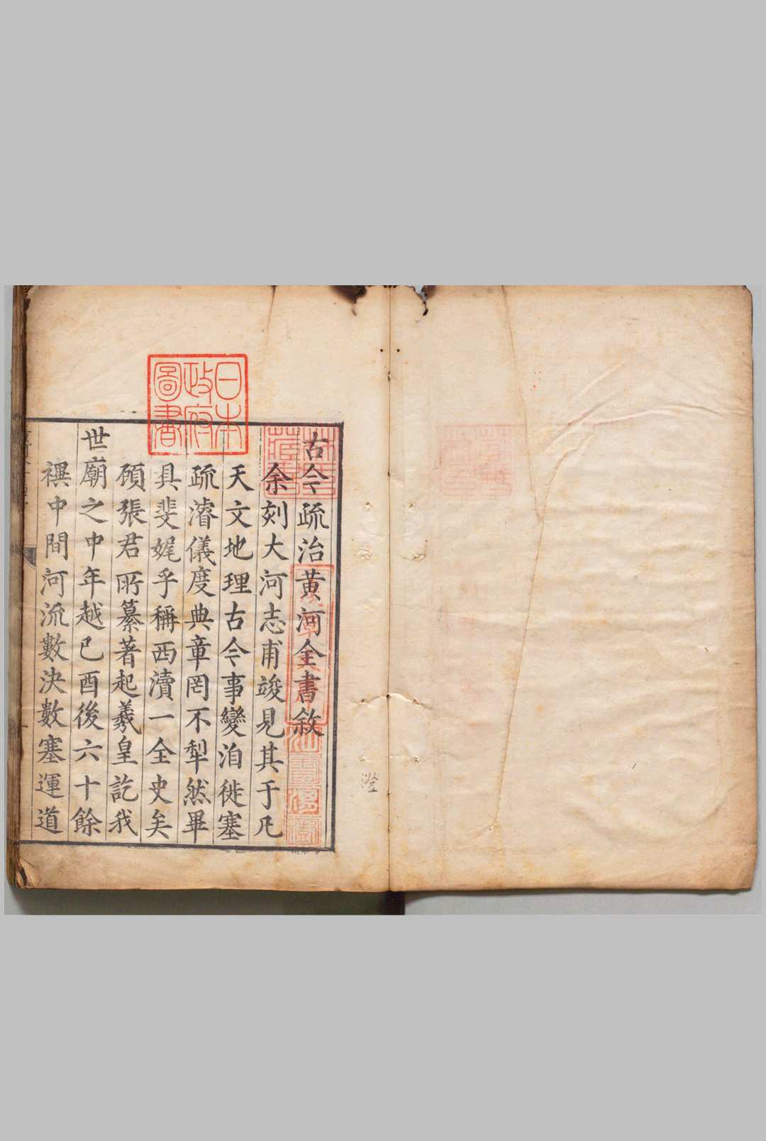 古今疏治黄河全书 黄克缵 刘士忠 明万历39年