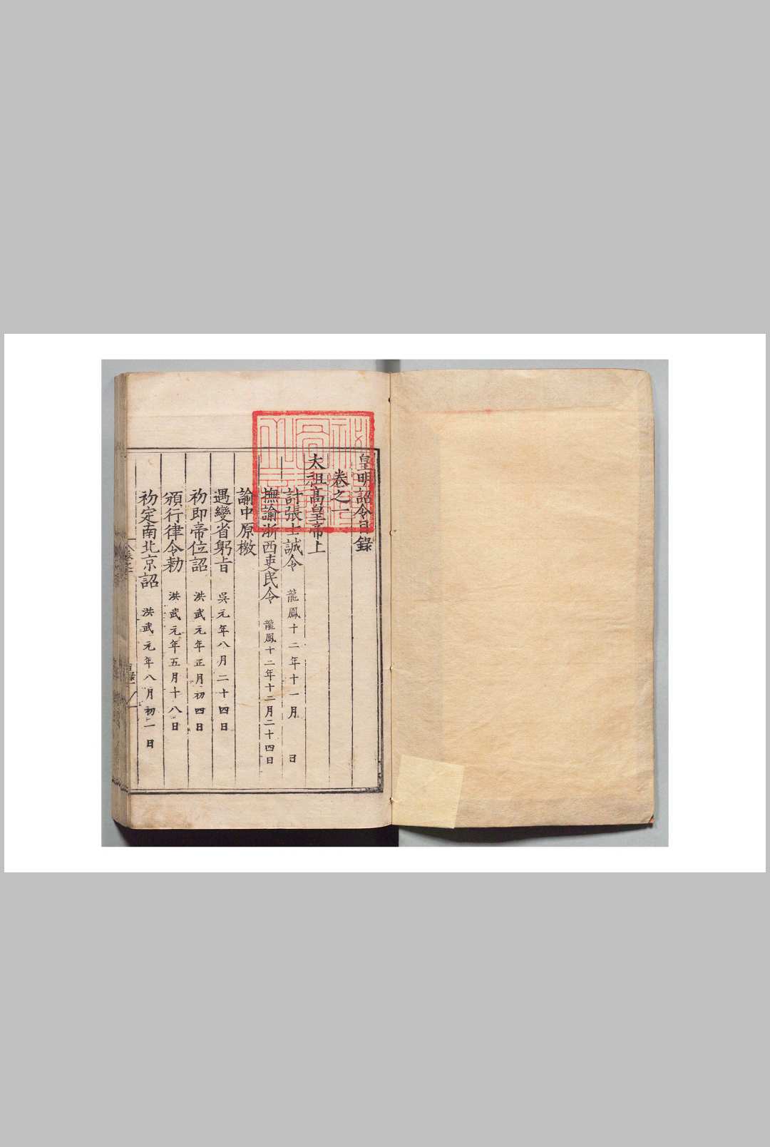 汉诏疏 ６卷 陈衎 明刊本