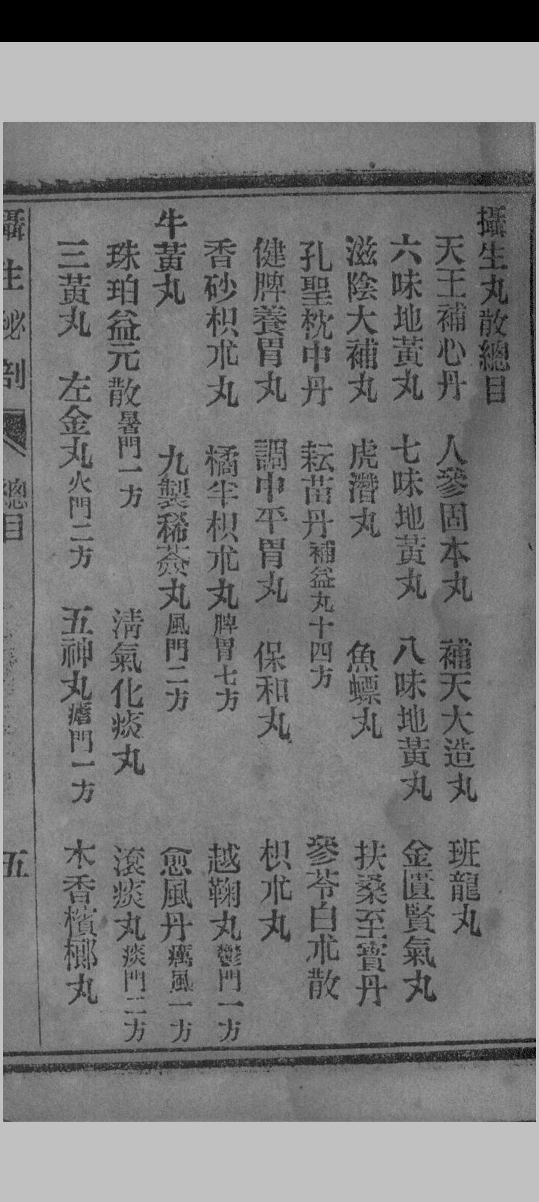 摄生秘剖 （明）洪基参订