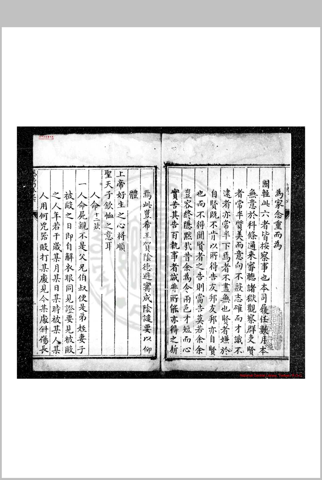 风宪约 (明)不著撰人 明刊本