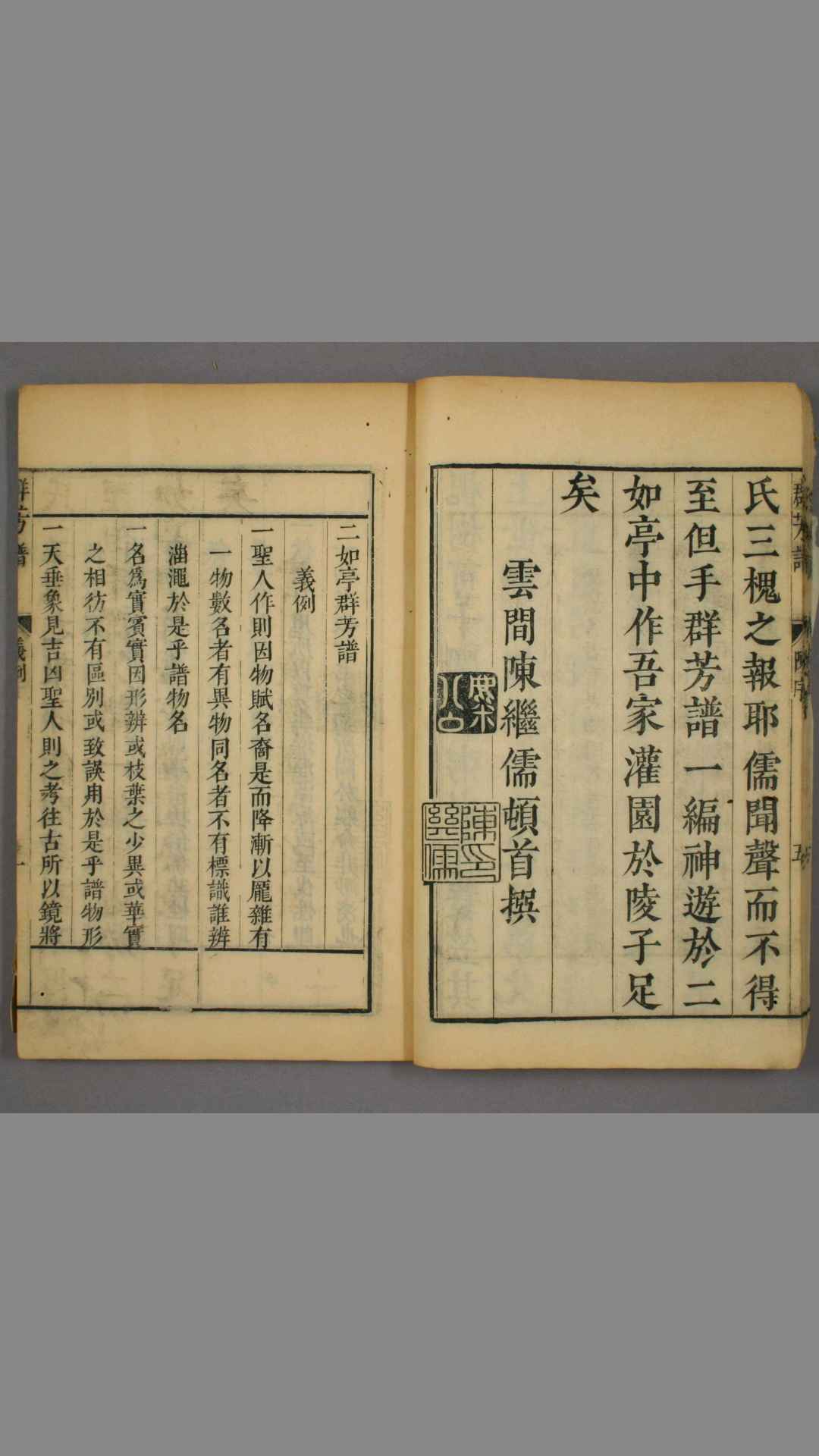 二如亭群芳谱. 卷首 元部 亨部 利部 贞部 王象晋 纂辑 明 天启元年