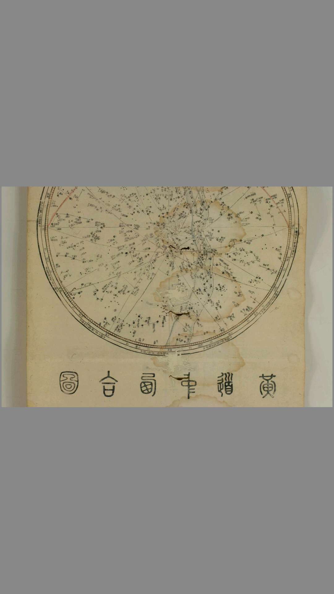 黄道中西合图 徐朝俊 撰
