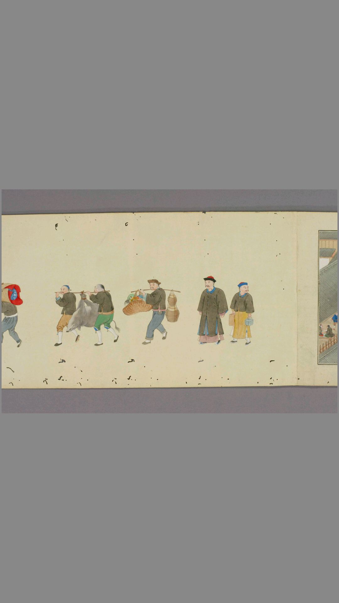 长崎港南京贸易绘图.绘卷