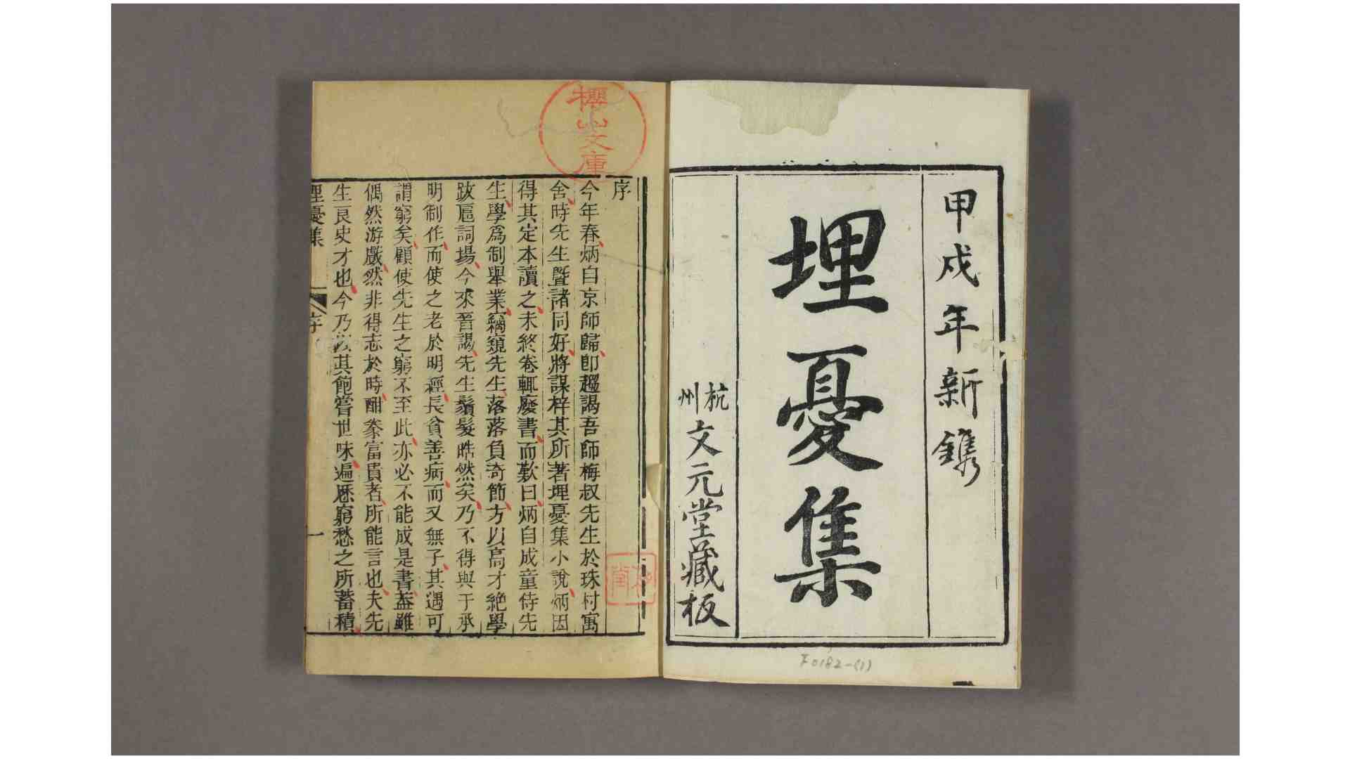 埋忧集 10卷 续2卷 清 朱翊清撰  杭州文元堂 同治13年