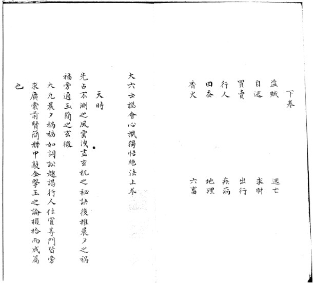 大六壬总会心机独悟绝法