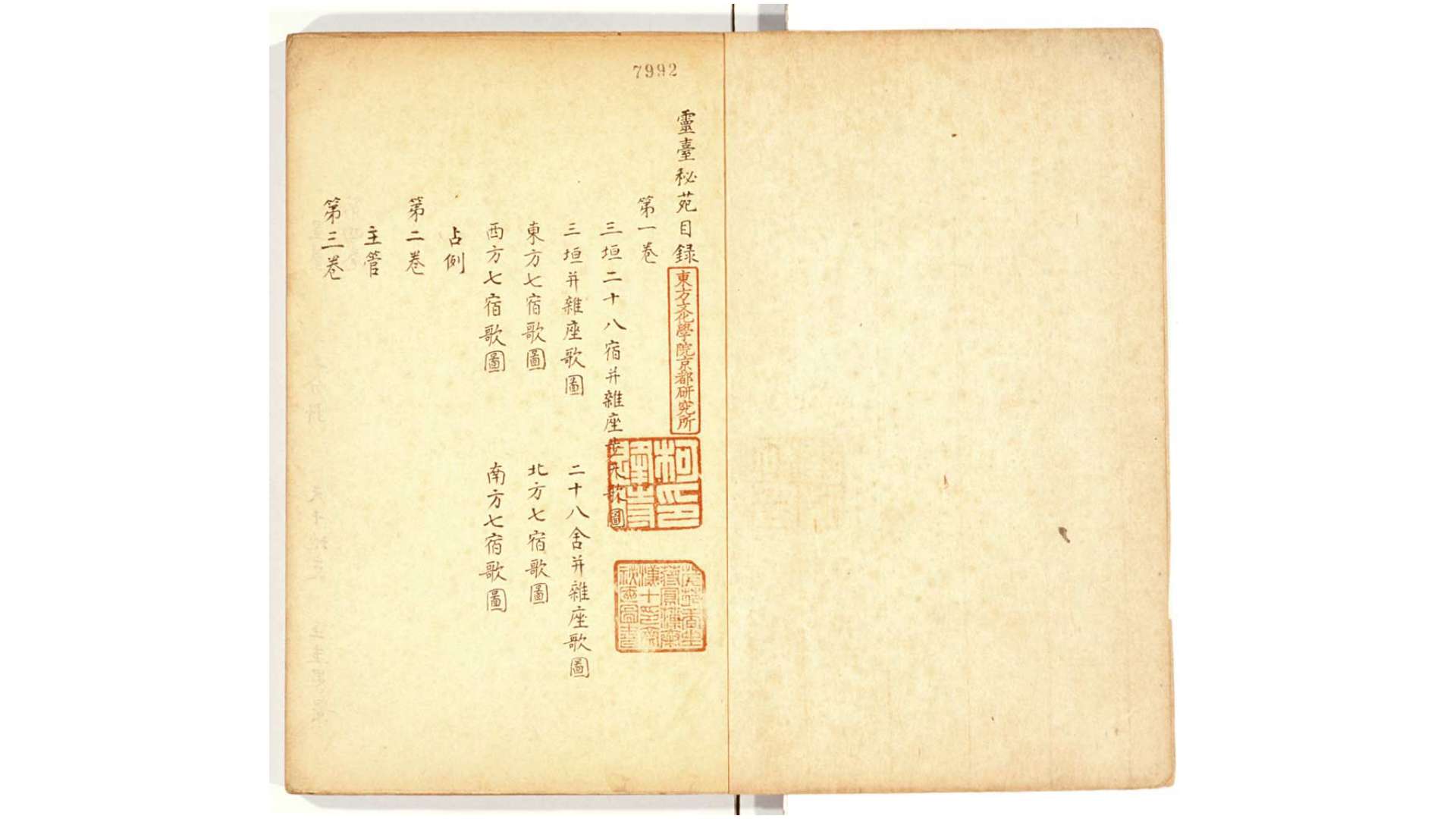 灵台秘苑  十五卷