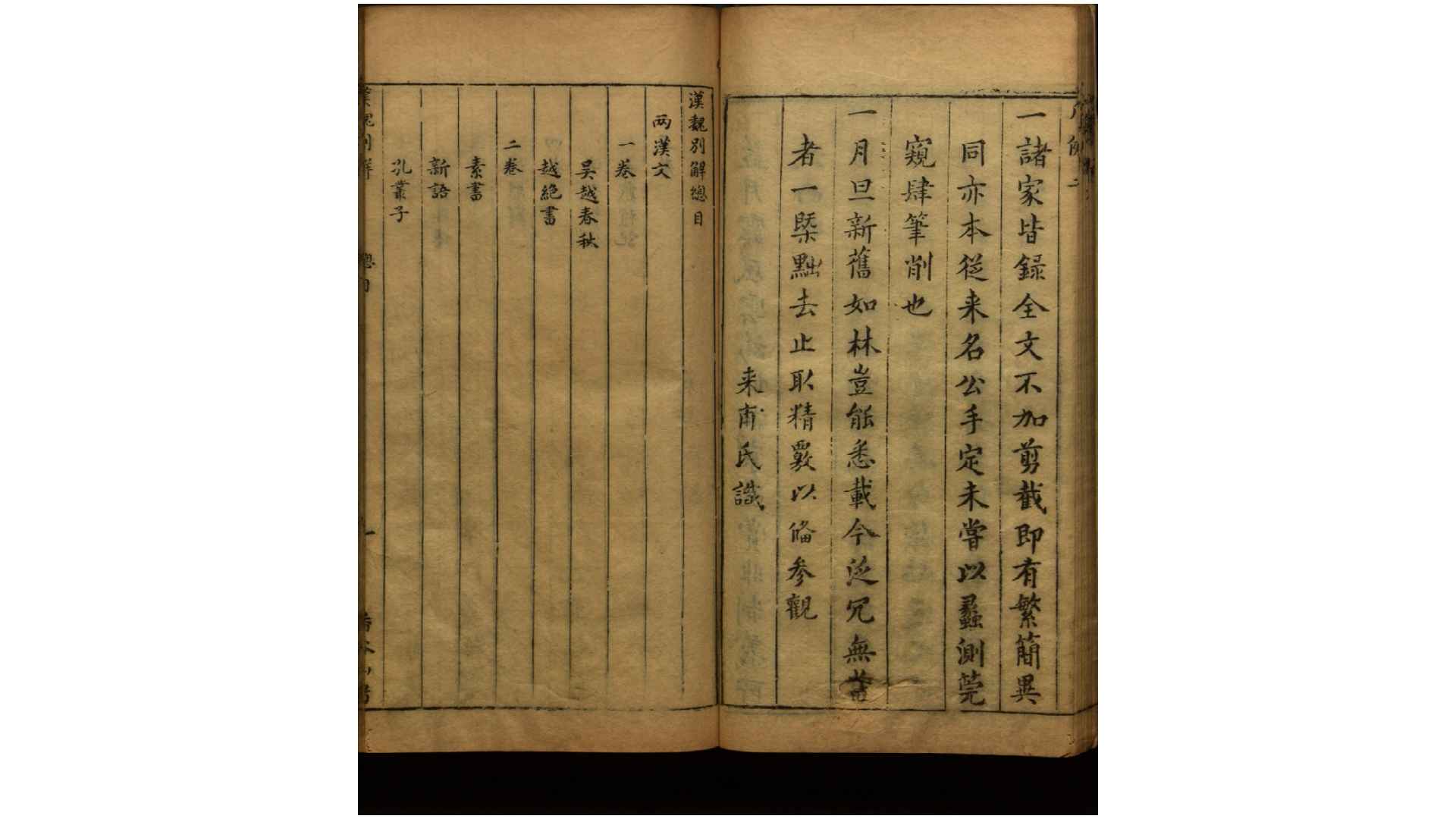 汉魏别解16卷.明.黄澍、叶绍泰选 明崇祯11年 香谷山房刊本