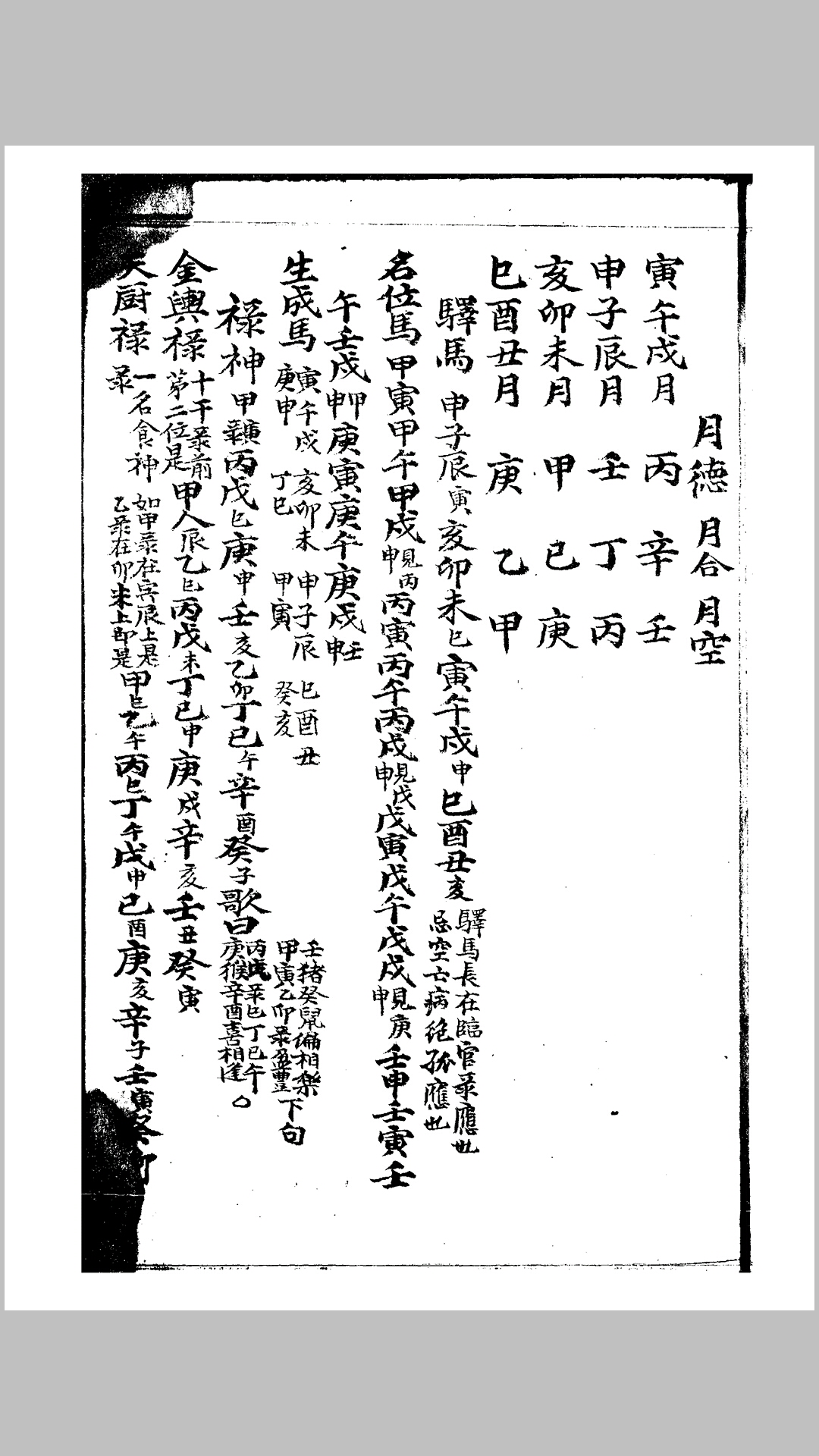 命