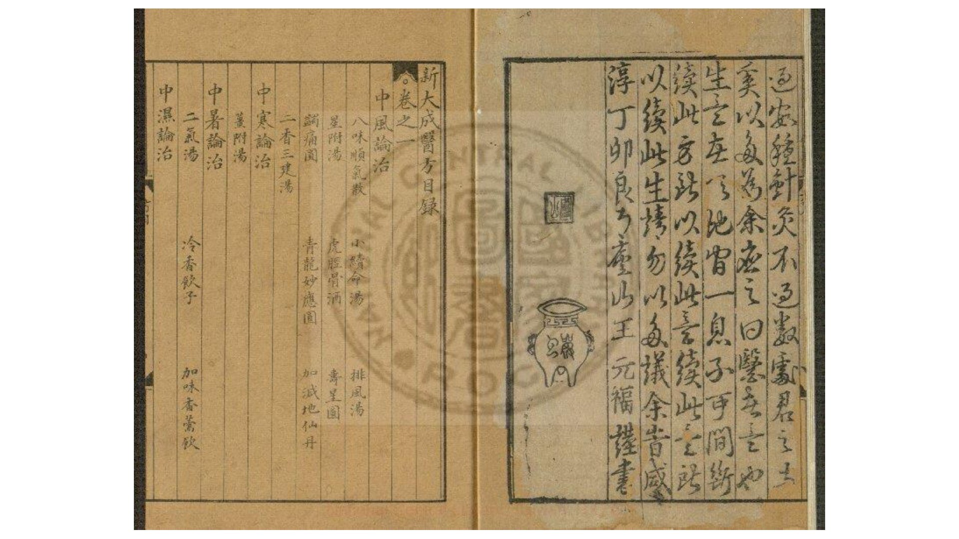 新大成医方  十卷  (元)王元福编