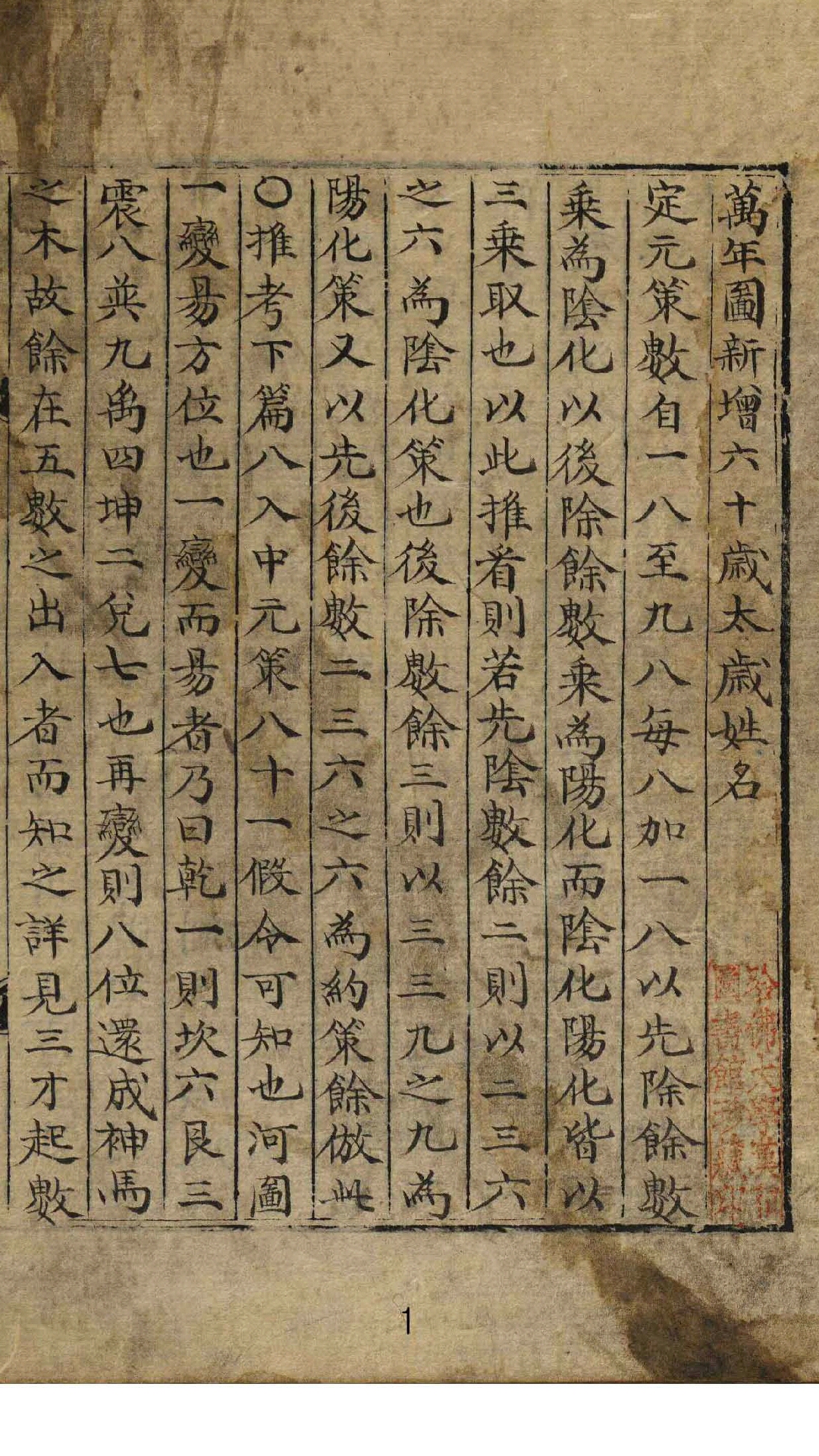 万年图（术数）