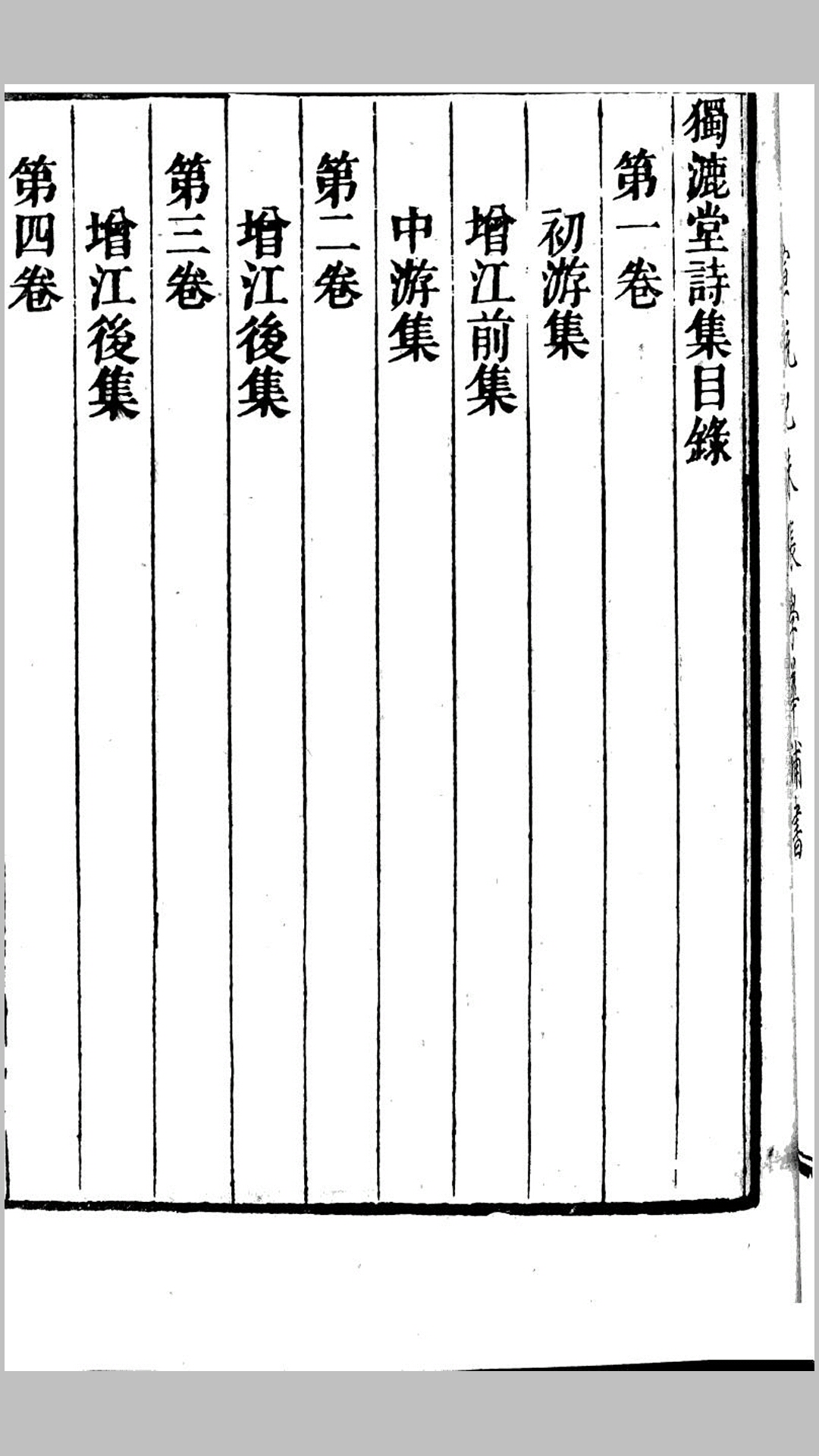独