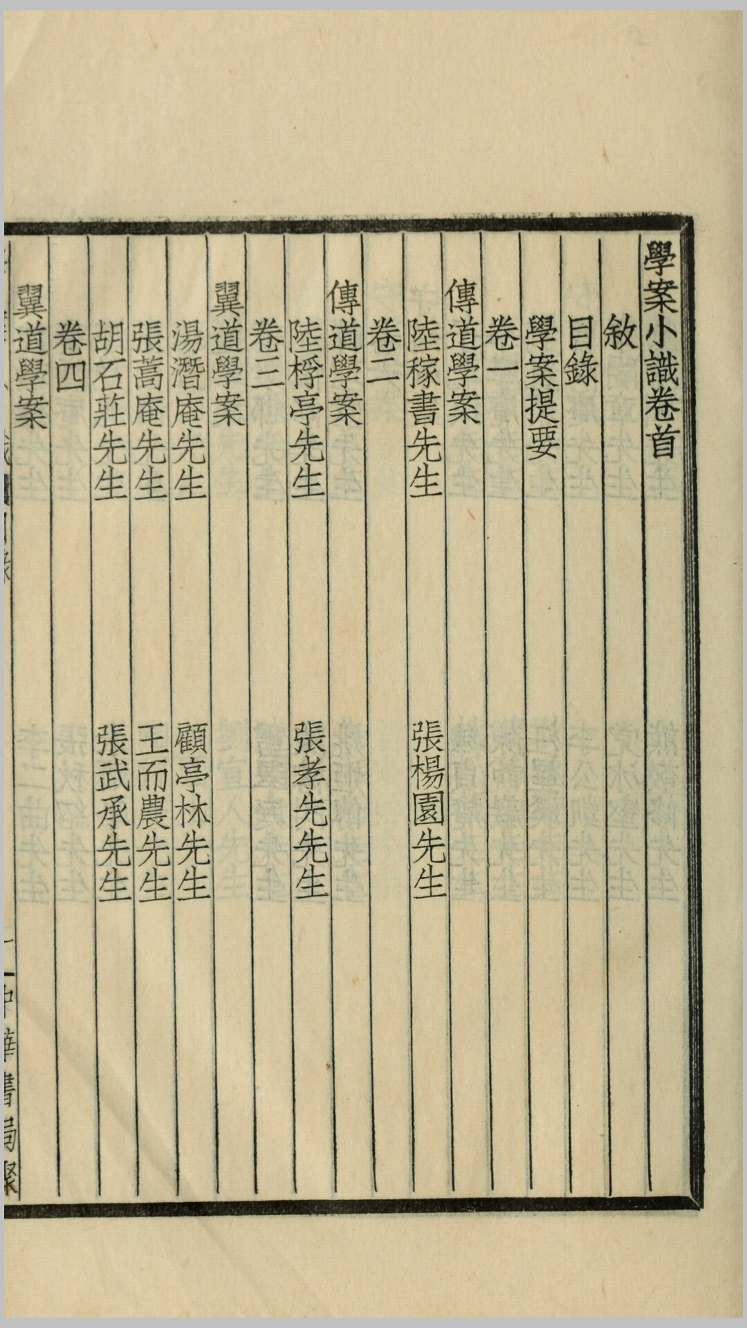 国朝学案小识14卷.清.唐鉴撰.上海中华书局据原刻本校刊本