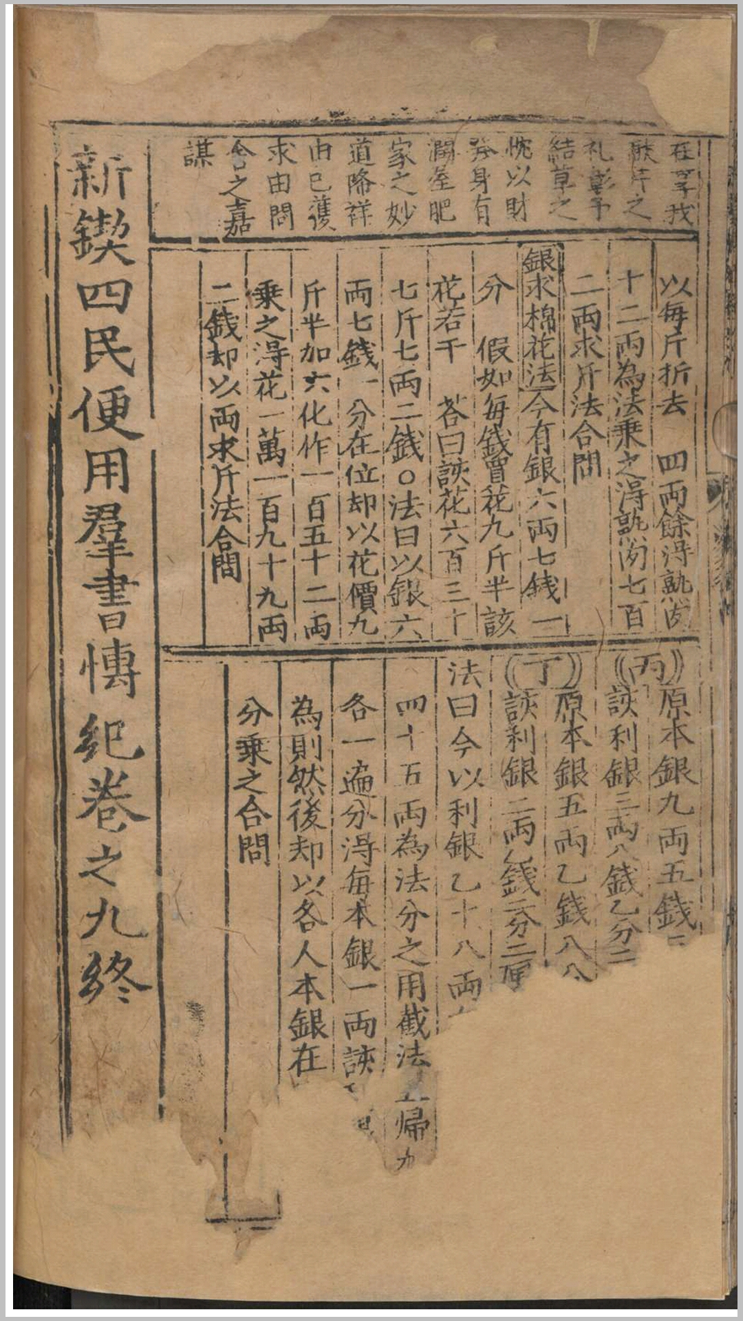 新锲闲居精选士民便用群书博纪