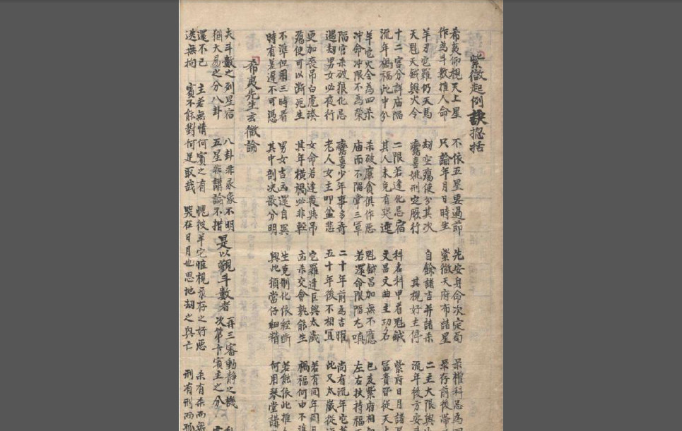 紫微斗数方书