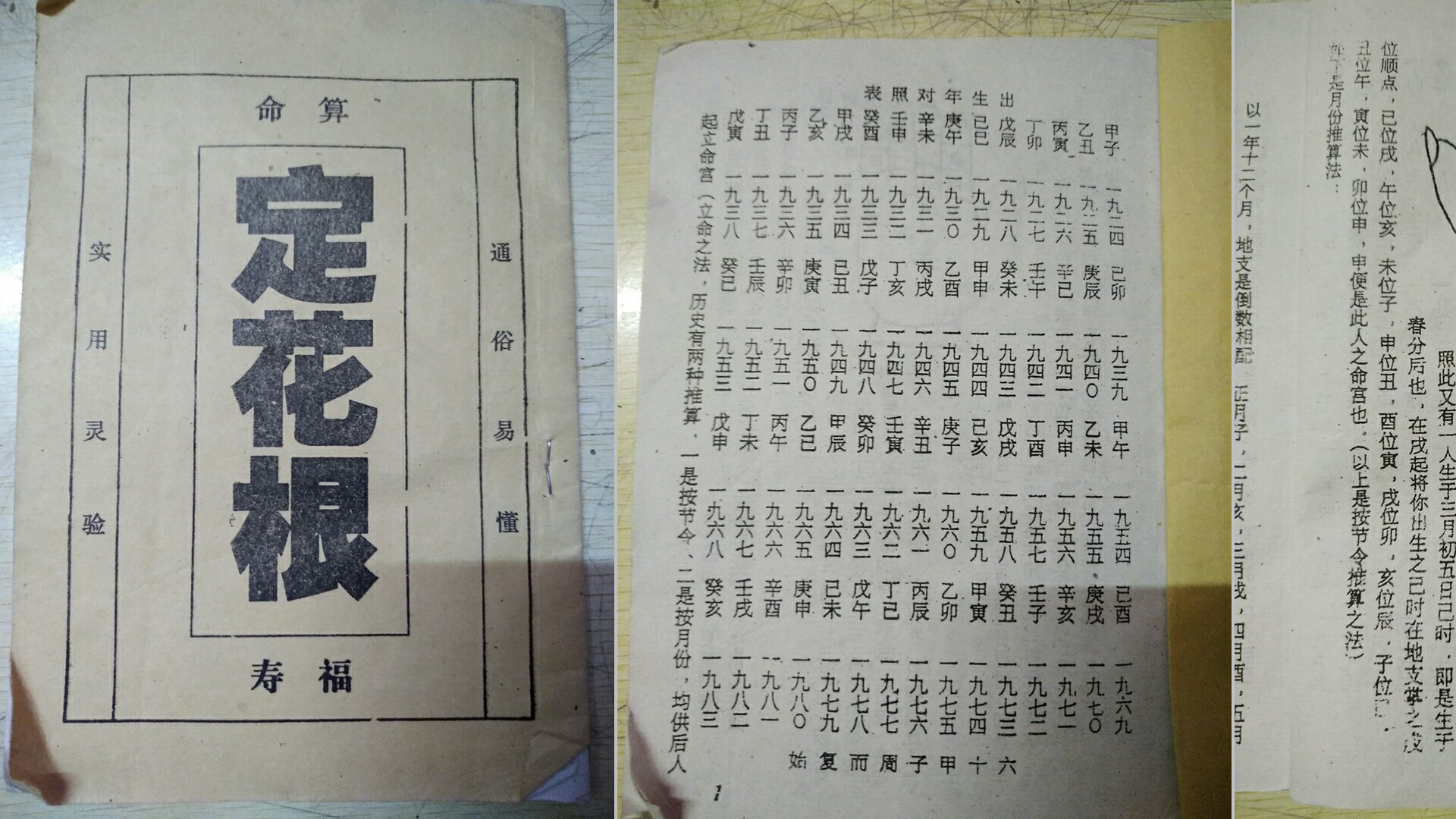 定花根